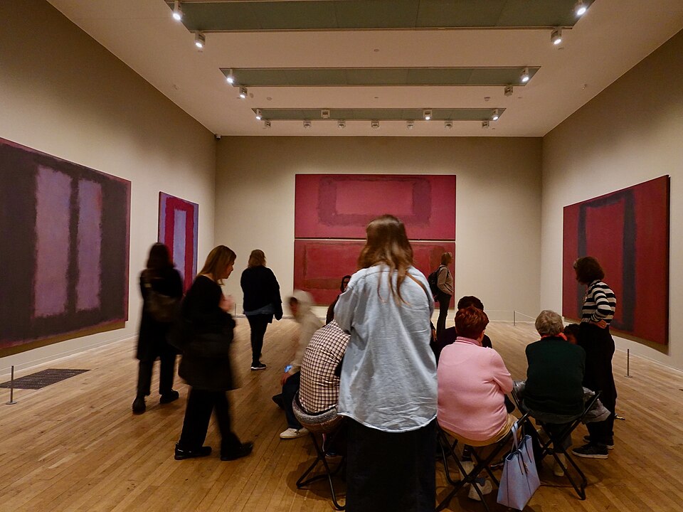 Photograph of Mark Rothko, No. 15 (Two Greens and Red Stripe)